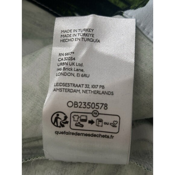 Maeve Cap Sleeve Drop Sleeve Waist Midi Dress Sz Lg Green - Picture 10 of 10